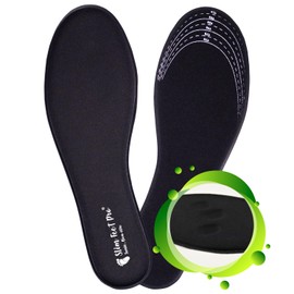 Comfort Insoles with Memory Foam, Black, Size S, Adjustable for Shoe Size, Suitable for Men and Women, Shock Absorbing, Breathable, Anti-Odor and Sensitive Feet