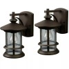 Patriot Set 2 Outdoor Wall Light Tree House Cabin Oil