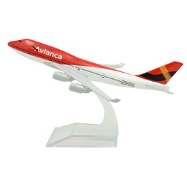 TANG DYNASTY(TM) 1:400 16cm Boeing B747-400 Avianca Airline Metal Airplane Model Plane Toy Plane Model