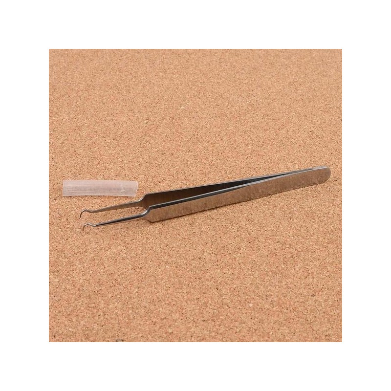 위생 핀셋 갈고리 모양 블랙헤드 피지 제거 Hygienic Tweezers Hook