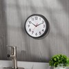 AKCISOT Wall Clock, Modern Small Wall Clocks Battery Operated 8