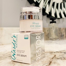 Nardo's Natural All Natural Anti-Aging Under Eye Cream, for Wrinkles, Dark Circles, Puffy Eyes, Smooth Skin, Moisture, Balance and Hydrate, Night Serum,.5 Oz Made in the USA Skin Care Products