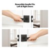 Lockin Entry Door Handle, Universal Door Lever for Front Door