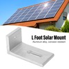 10PCS L Foot Solar Mount Aluminum Alloy Photovoltaic Panel Mounting