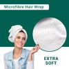 EXTRA SOFT MICROFIBRE HAIR WRAP – DRIES HAIR QUICKER -