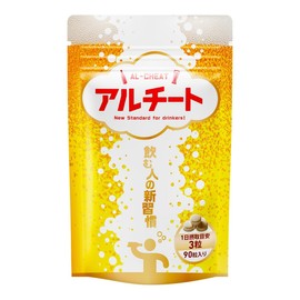 【飲む人の新習慣】アルチート 90粒入り(30日分) 酢酸菌 サプリ 肝臓エキス シスチン ビタミンB〔ウコン 不使用〕