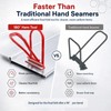 Roof Eaves Seam Bender HTSL25E2, Red Metal Roofing Drip Edge