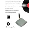 Bluetooth 5.2 Receiver Low Latency AUX Optical Coaxial Output Support