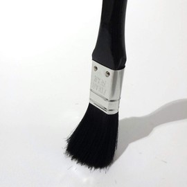 Hake City Duster Brush 356 Raster Blended Hair (Black Pig Hair, Black Horse Hair, Nylon Hair) 1 Inch 1 Piece