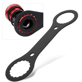 Bottom Bracket Tool, Aluminum Alloy BB Wrench Tool Remover Double Head Mountain Bike Disassemble Front Fork Tool for Cycling Riding Equipment, For BB51 BB52 BB70 BB71 RS500 MT500