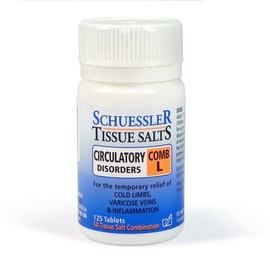 Schuessler Tissue Salts Comb L (Circulatory Disorders) 125Tabs