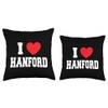 I Love Hanford Throw Pillow