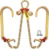 Grade 80 Yellow Galvanized V-Bridle Chain 5/16 in X 2