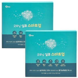 Good Morning SilQ Smart Up Silk Tyrosine 60 sachets x 2 / 굿모닝 실큐 스마트업 실크티로신 60포 x 2개