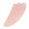 Scrapping Plate Pink Crystal Highly Polished Translucent Gua Sha Board