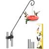 iBorn Fence Deck Hook Rail Heavy Duty Hummingbird Feeder Hanger