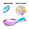 Stainless Steel Rainbow Colour Spoon Rest for Kitchen Counter Cooking