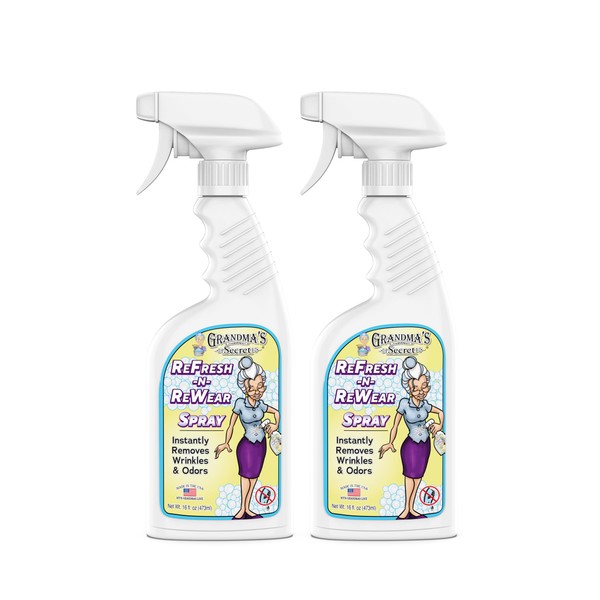 Grandma's Secret Refresh N ReWear Spray - Instantly Removes Wrinkles