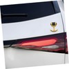ULTECHNOVO Golden Car Towing Hook Shaped Auto Trailer Ring Unique
