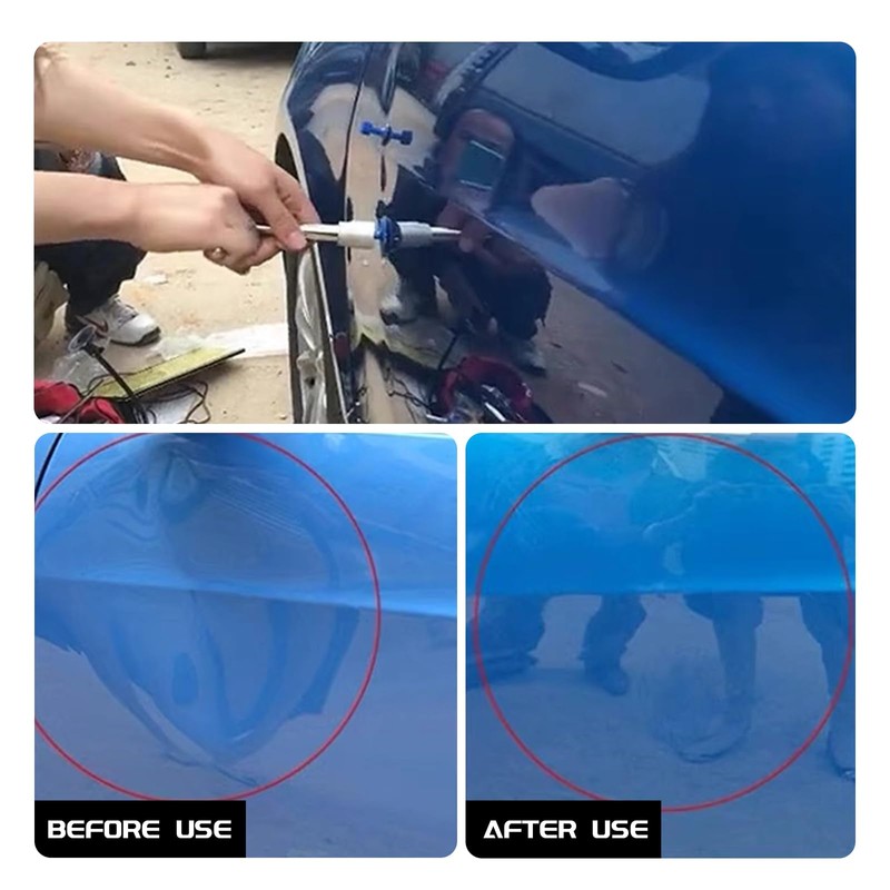 KUQUTIDY 18 Pcs Car Dent Puller Kit, Small Dent Remover