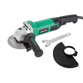 Hoteche 5-Inch Angle Grinder 11-Amp Heavy Duty Variable Speed Power Grinder Corded Electric Grinding & Cutting Tool for Metal, Quick-Change Disc Compatible(Tool Only)