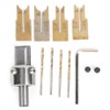 12PCs Bead Milling Cutter Set Woodworking Tool Router Bit Hardware