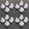 Pack of 16 Sliding Door Guides for Closet Rails Form/Optimum