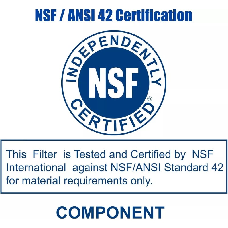 Fil-fresh Water Filter Replacement for RF-9999 FM-3700 Faucet, ANSI/NSF Certified,