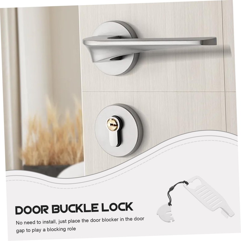 COHEALI Stainless Steel Portable Door Lock for Travel Hotel Security