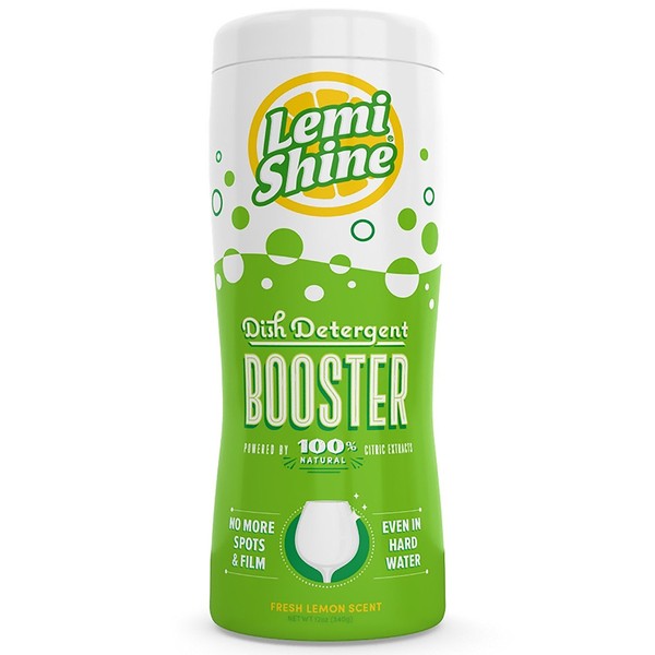 Lemi Shine, Dishwater Detergent Additive, Super Concentrated, 12 oz (12 Pack)