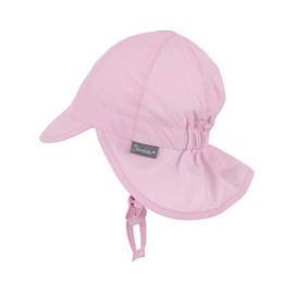 Sterntaler Unisex Children's Peaked Cap with Neck Protection, with Ties and Ear Flaps, pink