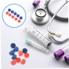 VILLFUL 3sets Plastic Tip Caps Luer Lock Caps for Dispensing