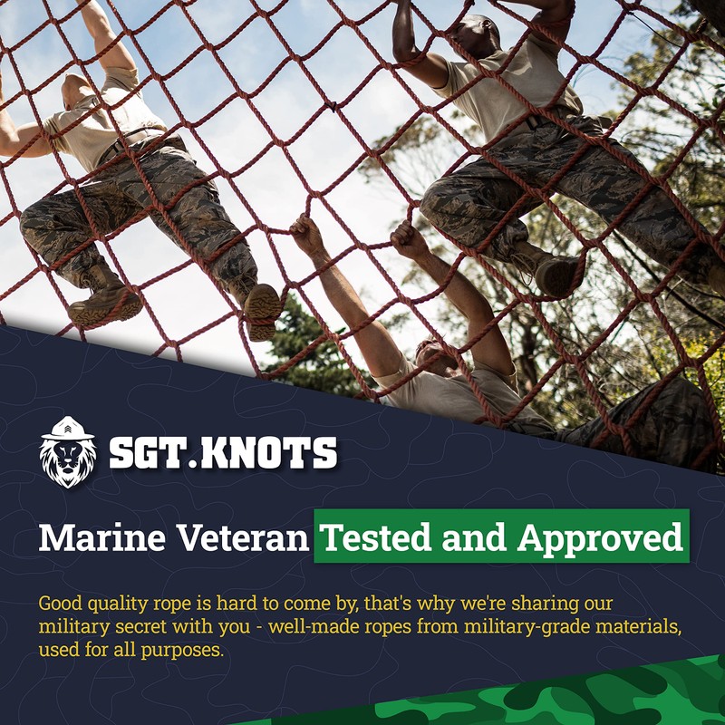 SGT KNOTS Twisted Nylon Rope – Heavy Duty All Purpose