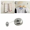 TECHTONGDA 9 feet Indoor Stainless Steel Retractable Single Clothes Line