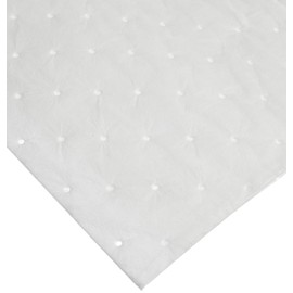 SpillTech WPKF50H Polypropylene Oil-Only FineFiber Heavyweight King Mat Pad, 30" Length x 30" Width, White (Pack of 50)
