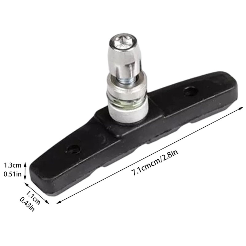 JYTDBCS 4pcs V Bicycle Brake Blocks Set 70 mm Road