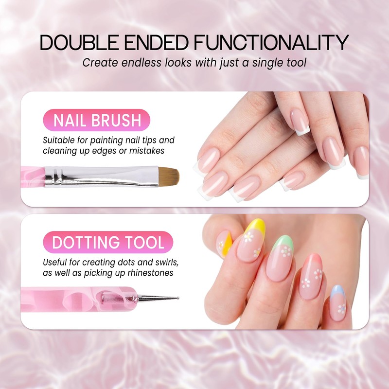 Ivy L Premium 2 Way French Gel Acrylic Nail Art