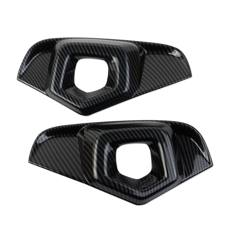 Fewshaw Carbon Fiber Style Front Fog Light Lamp Cover Molding