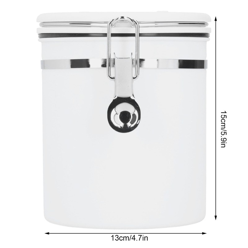 Stainless Steel Sealed Canister Coffee Flour Sugar Container Storage Jar