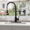 DJS Touchless Kitchen Faucets with Pull Down Sprayer Matte Black