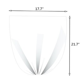 Vababa 3 Gallon Clear Small Trash Bags for Bathroom, Small Trash Basket Bags, 225 Counts