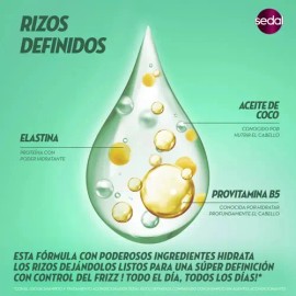 Shampoo Sedal 2 en 1 Rizos Definidos 650ml                                                                                                            