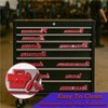 Magnetic Tool Box Labels, 12 PCS 3D Raised Toolbox Drawer
