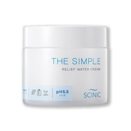 Sonic SCINIC The Simple Relief Water Cream, 2.8 fl oz (80 ml), Genuine Imported Product, Japanese Product, The SIMPLE RELIEF Water Cream, Weakly Acid, Pores, Moisturizing, Hypoallergenic, Sensitive
