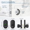 Keypad Smart Door Knob Lock, Yamiry Keyless Entry Digital Lock