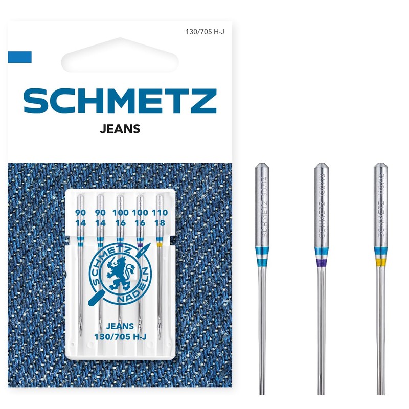 SCHMETZ | Jeans | 90/14-110/18 | 5 Sewing Machine Needles