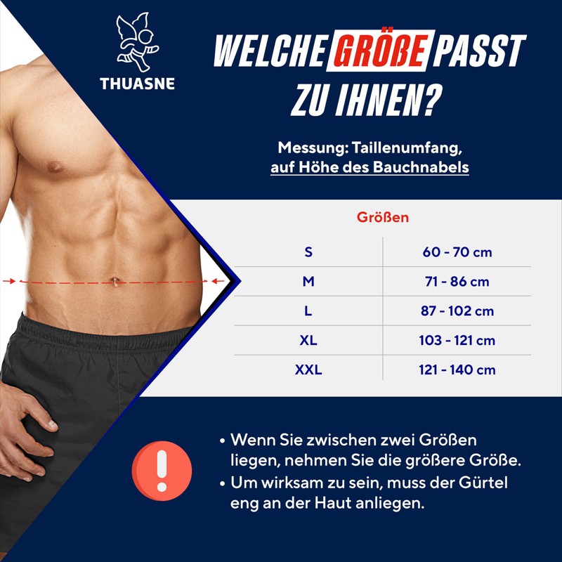Thuasne Sport - Lumbaler Stützgürtel - Lumbalgie, Bandscheiben-/Lumbalverstauchung, Rückenschmerzen -