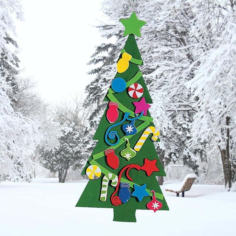 Biblebanz Christmas Tree Decorating Crafts – 48 Pack DIY Foam