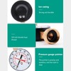 Haofy Water Pressure Gauge, Universal Water Pressure Gauge Iron and