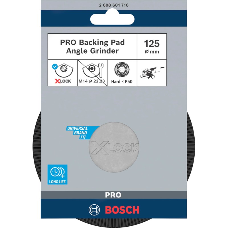 Bosch 1 x Pro Backing Pad for Small Angle Grinders,